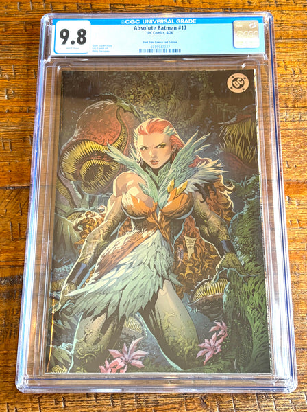 ABSOLUTE BATMAN #17 CGC 9.8 PHILIP TAN EXCL FOIL VIRGIN POISON IVY VARIANT-B LTD TO 800