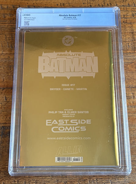 ABSOLUTE BATMAN #17 CGC 9.8 PHILIP TAN EXCL FOIL VIRGIN POISON IVY VARIANT-B LTD TO 800