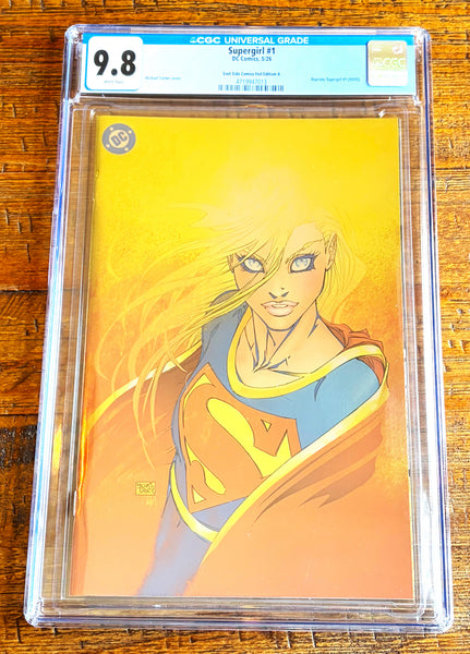 SUPERGIRL #1 (2005) CGC 9.8 MICHAEL TURNER MEGACON 2026 EXCL FOIL VIRGIN VARIANT LTD 450