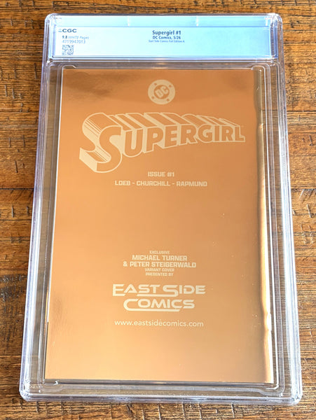 SUPERGIRL #1 (2005) CGC 9.8 MICHAEL TURNER MEGACON 2026 EXCL FOIL VIRGIN VARIANT LTD 450