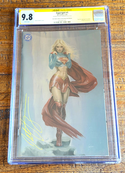 SUPERGIRL #1 CGC SS 9.8 NATALI SANDERS SIGNED MEGACON 2026 EXCL FOIL TURNER HOMAGE VARIANT