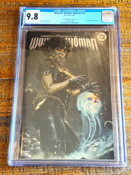 ABSOLUTE WONDER WOMAN #17 CGC 9.8 KYUYONG EOM MEGACON EXCL ZATANNA FOIL VARIANT