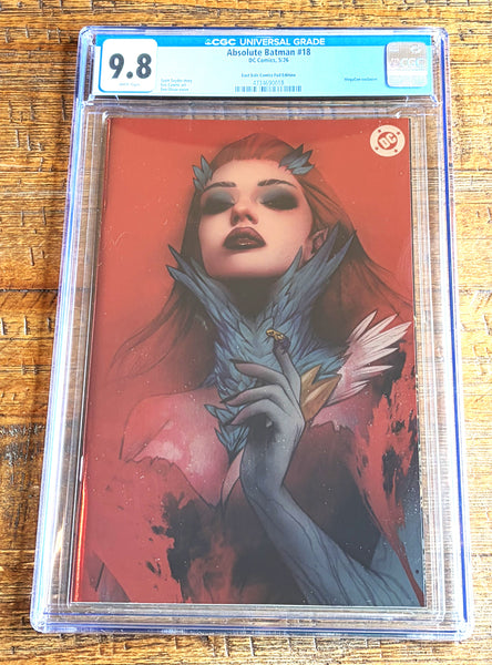 ABSOLUTE BATMAN #18 CGC 9.8 BEN OLIVER MEGACON 2026 EXCL FOIL VIRGIN VARIANT