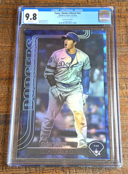 FAME: SHOHEI OHTANI #1 CGC 9.8 MEGACON 2026 EXCL FOIL VARIANT LTD 60 COPIES NUMBERED TOPPS