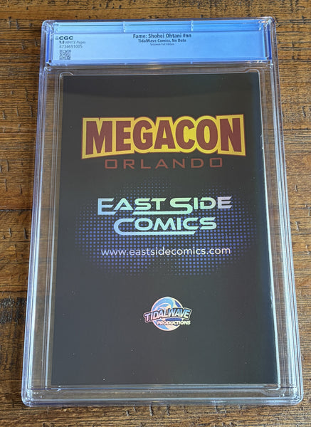 FAME: SHOHEI OHTANI #1 CGC 9.8 MEGACON 2026 EXCL FOIL VARIANT LTD 60 COPIES NUMBERED TOPPS