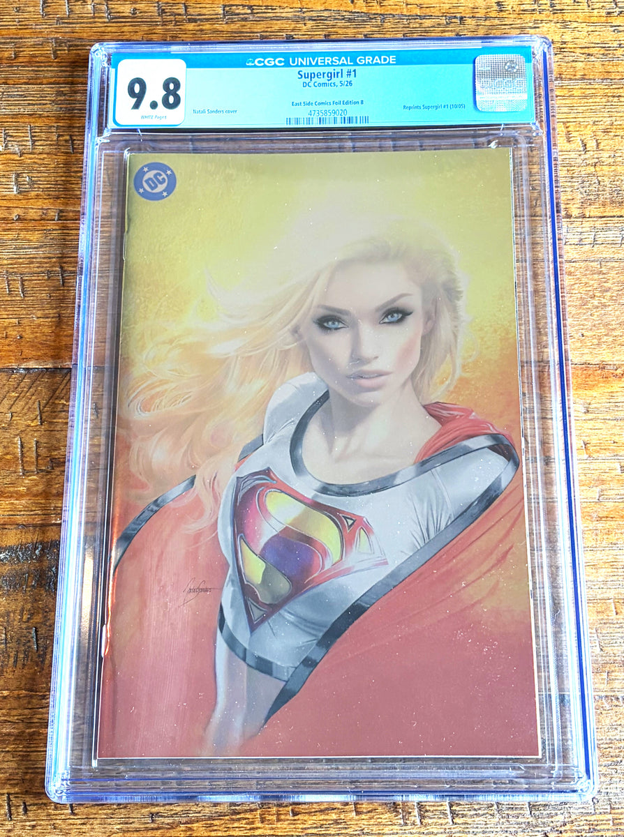 SUPERGIRL #1 CGC 9.8 NATALI SANDERS MEGACON 2026 EXCL SECRET FOIL VARI ...
