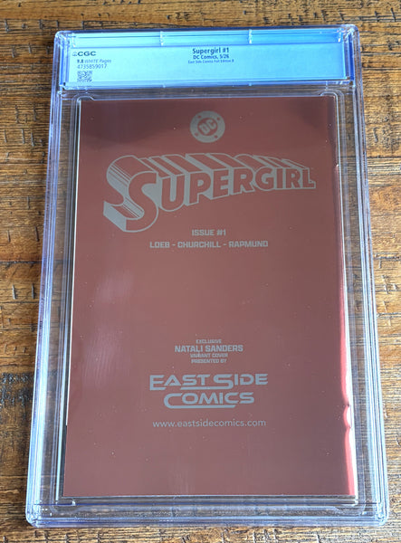SUPERGIRL #1 CGC 9.8 NATALI SANDERS MEGACON 2026 EXCL SECRET FOIL VARIANT LTD 400