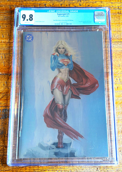 SUPERGIRL #1 CGC 9.8 NATALI SANDERS MEGACON 2026 EXCL FOIL HOMAGE VARIANT LTD 500