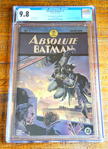ABSOLUTE BATMAN #1 CGC 9.8 MEGACON 2026 PHILIP TAN EXCL "FOIL" (10th PRINT) VARIANT