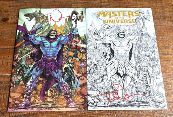 HE-MAN & MASTERS OF THE UNIVERSE WINGS OF FATE #1 TODD NAUCK SIGNED COA EXCL COLOR VIRGIN & B&W VARIANT OPTIONS MOVIE PREQUEL