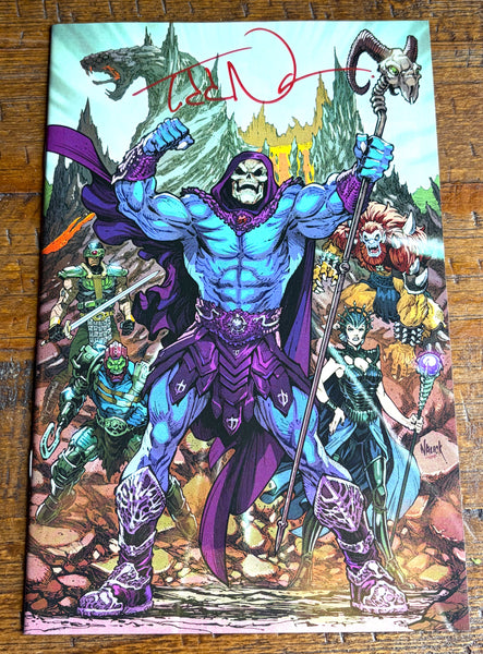HE-MAN & MASTERS OF THE UNIVERSE WINGS OF FATE #1 TODD NAUCK SIGNED COA EXCL COLOR VIRGIN & B&W VARIANT OPTIONS MOVIE PREQUEL