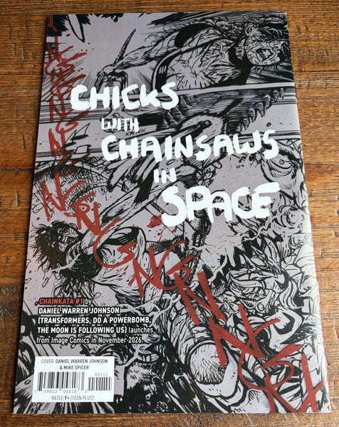CHAINKATA #1 EXCL ASHCAN RETAILER EDITION VARIANT DANIEL WARREN JOHNSON