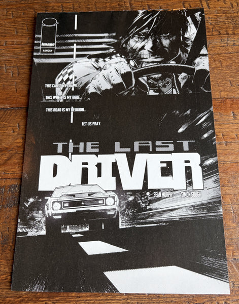 THE LAST DRIVER #1 EXCLUSIVE RETAILER ASHCAN PROMO IMAGE COMICS 2026 SEAN MURPHY