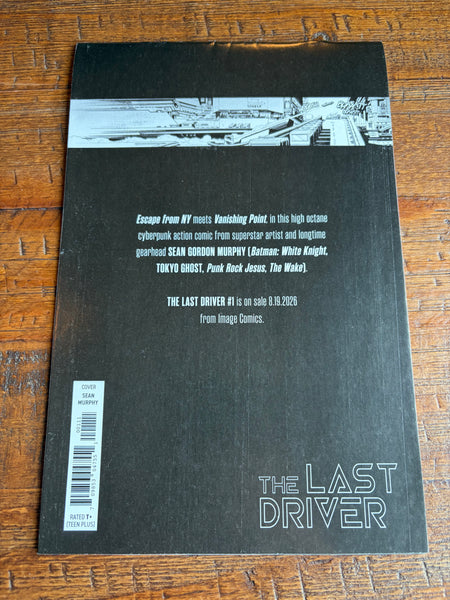 THE LAST DRIVER #1 EXCLUSIVE RETAILER ASHCAN PROMO IMAGE COMICS 2026 SEAN MURPHY