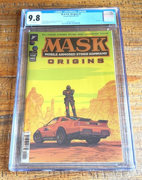 MASK ORIGINS #1 CGC 9.8 BLIND BAG GOLD FOIL VARIANT TRANSFORMERS G.I. JOE