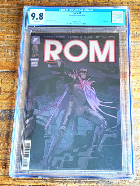 ROM #1 CGC 9.8 MASK BLIND BAG SECRET FOIL VARIANT TRANSFORMERS G.I. JOE