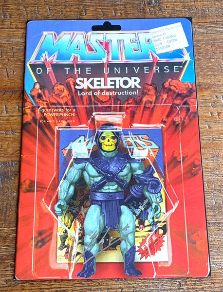 HE-MAN & MASTERS OF THE UNIVERSE GENESIS #1 SKAN SIGNED EXCL SKELETOR "ACTION FIGURE" VARIANT LTD 500