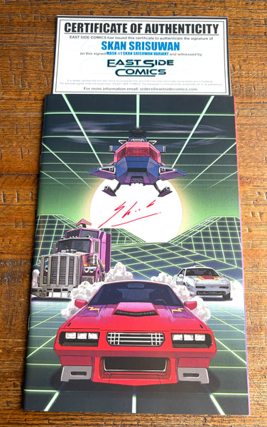 MASK #1 SKAN SIGNED EXCL CARTOON RETRO VIRGIN VARIANT LTD 500 G.I. JOE TRANSFORMERS