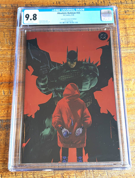 ABSOLUTE BATMAN #22 CGC 9.8 RAFA SANDOVAL EXCL FOIL & TRADE HARLEY QUINN VARIANT OPTIONS