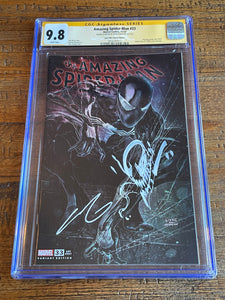 AMAZING SPIDER-MAN #33 CGC SS 9.8 JOHN GIANG REMARK SKETCH EXCL VARIANT LIMITED TO 800