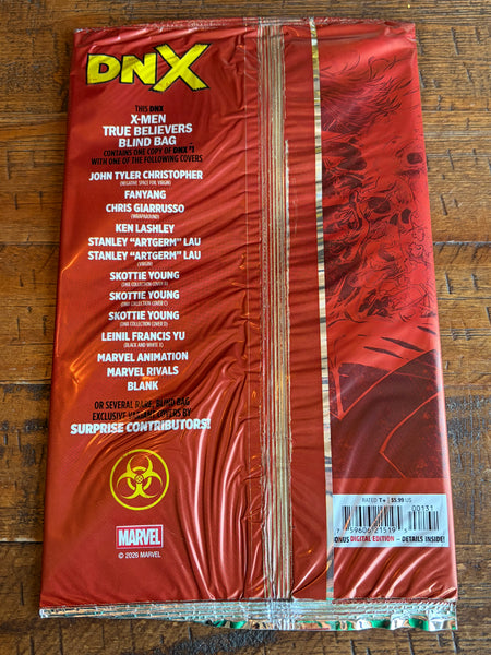 DNX #1 TRUE BELIEVERS BLIND BAG VARIANT SEALED UNOPENED NEW 2026 X-MEN WOLVERINE