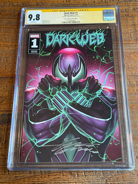 DARK WEB #1 CGC SS 9.8 INHYUK LEE SIGNED EXCLUSIVE HOMAGE VARIANT-A