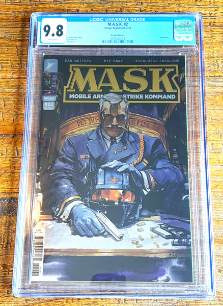 MASK #2 CGC 9.8 ITO 1:100 RI FOIL VARIANT F G.I. JOE TRANSFORMERS RARE!
