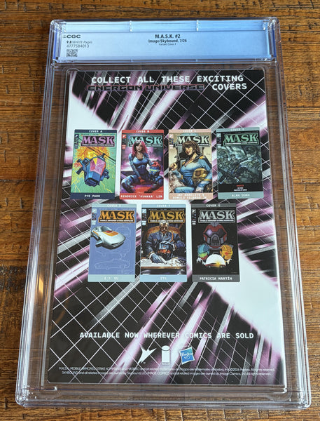 MASK #2 CGC 9.8 ITO 1:100 RI FOIL VARIANT F G.I. JOE TRANSFORMERS RARE!
