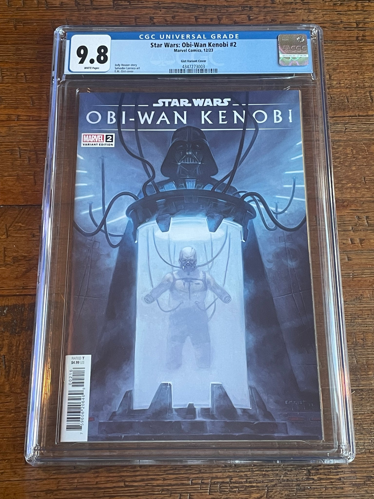 STAR WARS OBI-WAN KENOBI #2 CGC 9.8 E.M. GIST RI 1:25 INCENTIVE VARIANT