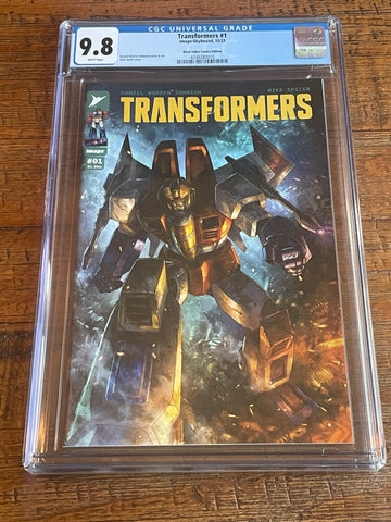 TRANSFORMERS #1 CGC 9.8 ALAN QUAH EXCL VARIANT IMAGE COMICS LIMITED TO 1000