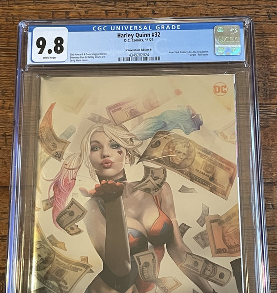 HARLEY QUINN #32 CGC 9.8 GREG HORN GOLD FOIL NYCC EXCLUSIVE VARIANT