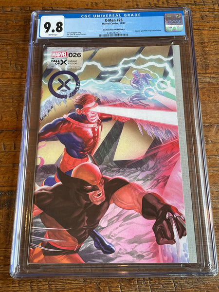 X-MEN #26 CGC 9.8 ALEX ROSS NYCC EXCL GATE-FOLD VARIANT JIM LEE HOMAGE