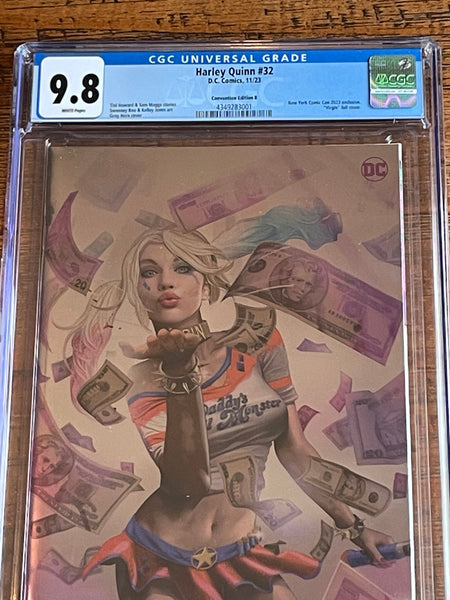 HARLEY QUINN #32 CGC 9.8 GREG HORN PURPLE FOIL NYCC EXCLUSIVE VARIANT