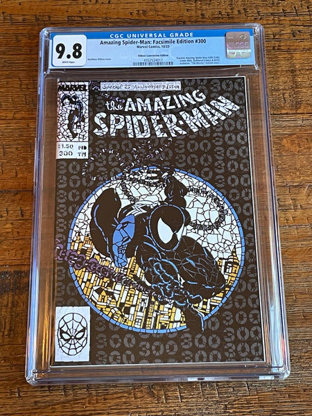AMAZING SPIDER-MAN #300 FACSIMILE CGC 9.8 SHATTERED "BLACK" VARIANT NYCC EXCLUSIVE