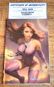 TALES OF THE TITANS #1 WILL JACK SIGNED COA SDCC EXCLUSIVE "FOIL" VARIANT-C
