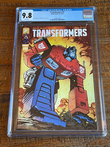 TRANSFORMERS #1 CGC 9.8 FIRST PRINT JOHNSON COVER-A VARIANT IMAGE COMICS