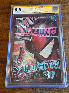 AMAZING SPIDER-MAN #37 CGC SS 9.8 JOHN GIANG SIGNED SPIDER-PUNK TRADE VARIANT-A