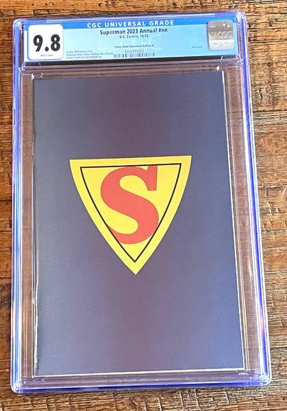 SUPERMAN ANNUAL #1 CGC 9.8 NYCC EXCLUSIVE GOLDEN AGE LOGO FOIL VIRGIN VARIANT