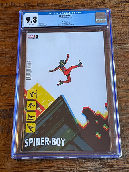 SPIDER-BOY #1 CGC 9.8 DAVID AJA 1:50 RI INCENTIVE VARIANT SPIDER-MAN