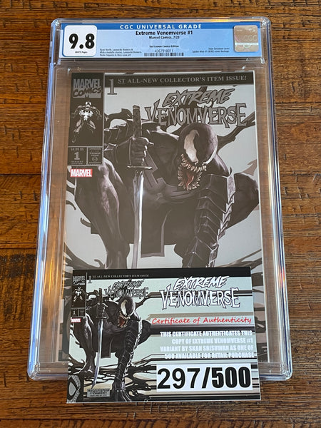 EXTREME VENOMVERSE #1 CGC 9.8 SKAN SRISUWAN EXCL VARIANT LIMITED TO 500 W/ COA