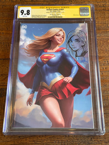 ACTION COMICS #1057 CGC SS 9.8 WILL JACK REMARKED SKETCH SIGNED VIRGIN VARIANT-B