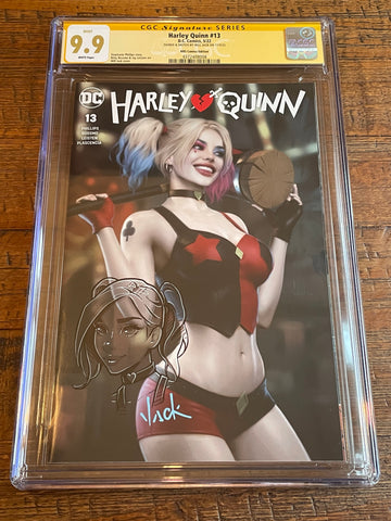 HARLEY QUINN #13 CGC SS 9.9 WILL JACK SKETCH & SIGNED TRADE VARIANT-A NOT 9.8
