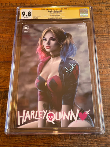 HARLEY QUINN #23 CGC SS 9.8 WILL JACK SIGNED EXCL VARIANT LIMITED TO 800