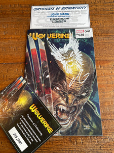 WOLVERINE #41 JOHN GIANG REMARK & SIGNED W/ COA MEGACON EXCL VARIANT