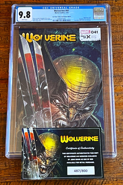 WOLVERINE #41 CGC 9.8 JOHN GIANG MEGACON EXCL VARIANT DEADPOOL HOMAGE