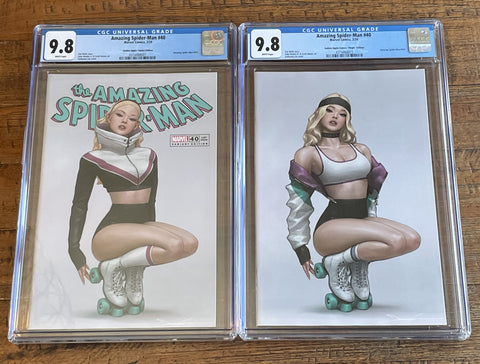 AMAZING SPIDER-MAN #40 CGC 9.8 JEEHYUNG LEE TRADE & VIRGIN VARIANT OPTIONS