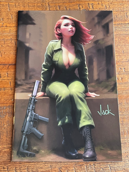 HEAT SEEKER #1 WILL JACK SIGNED W/ COA EXCL SITTING "FOIL" VARIANT-F