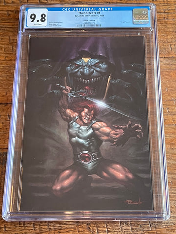 THUNDERCATS #1 CGC 9.8 LUCIO PARRILLO 1:200 RI INCENTIVE VIRGIN VARIANT ZB DYNAMITE 2024