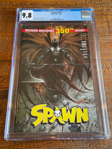 SPAWN #350 CGC 9.8 PUPPETEER LEE COVER-A VARIANT FIRST NEW RULER OF HELL