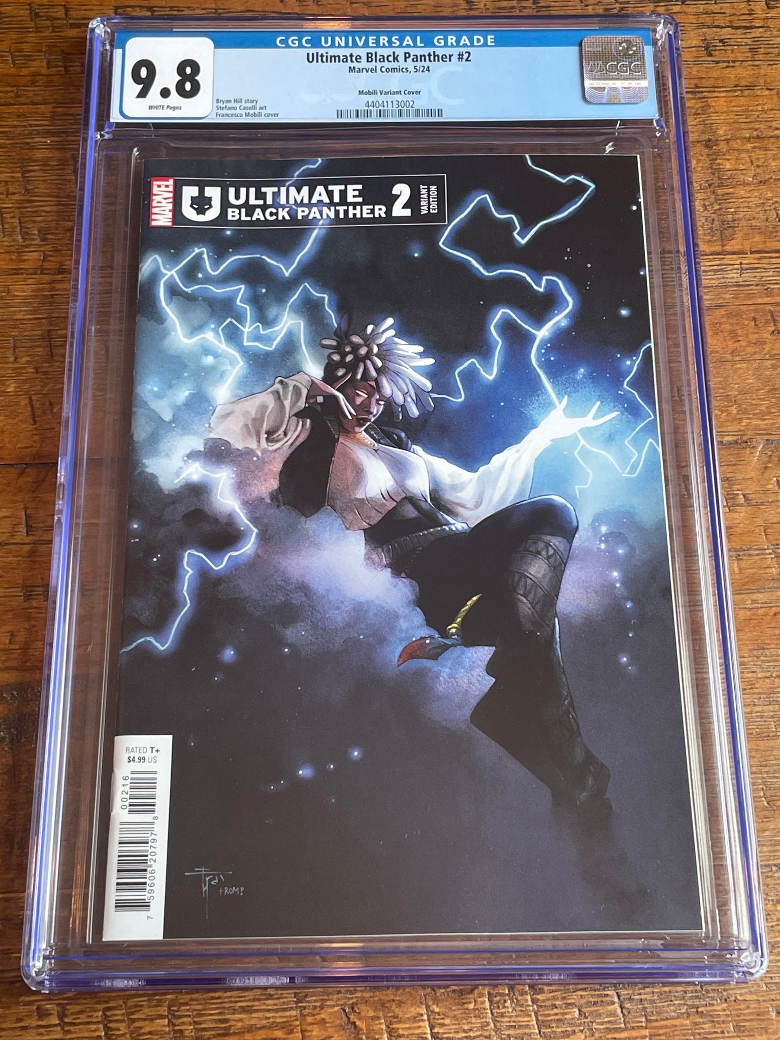 ULTIMATE BLACK PANTHER #2 CGC 9.8 MOBILI 1:25 RI INCENTIVE VARIANT SPIDER-MAN